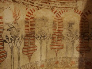 Pinturas en el castillo de Coca