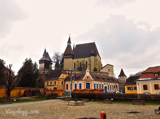 Iglesia fortificada de Biertan en Rumanía
