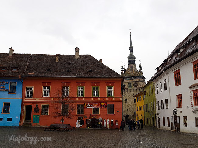Sighisoara en Rumanía