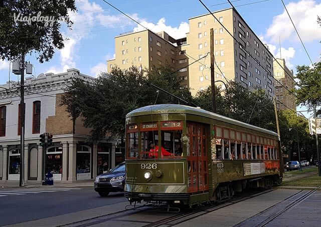 Tranvía de Saint Charles en Nueva Orleans